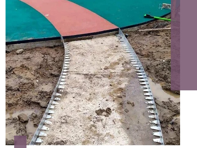 Металлические бордюры для дорожек в Баксане — монтаж и изготовление