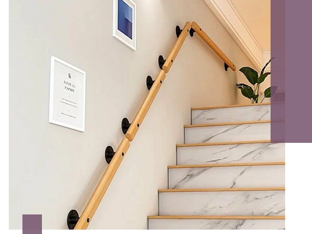 Поручни металлические и деревянные под ключ в Баксане