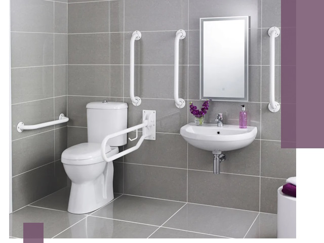 Поручни для санузлов в Баксане: установка, ремонт и монтаж