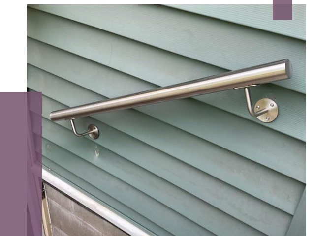 Поручни из нержавеющей стали в Баксане от 7577 руб.  | ПРОЛЁТ-Бкс